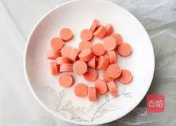 Cumin ham, diced potatoes recipe 2