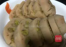 Moisturizing lotus root soup + mung bean stuffed lotus root recipe illustration 5