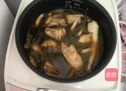 Illustration of how to make braised pork trotters in rice cooker 4
