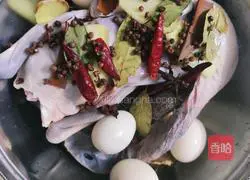 Illustration of braised blue-headed duck 3