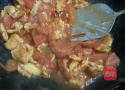 Fried tomatoes Illustration of how to make eggs 9