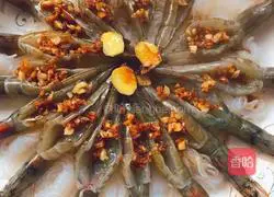 Illustration of how to make garlic vermicelli shrimp 6