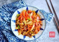 Recipe for stir-fried octopus with onions Illustration 12