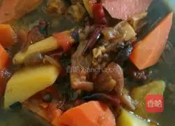 Illustration of how to make beef brisket stewed with potatoes 15