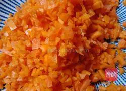 # Steamed Vegetables#Golden Pumpkin Steamed Meatballs Recipe Illustration 3