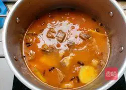 Illustration of tomato and potato stewed beef brisket 13