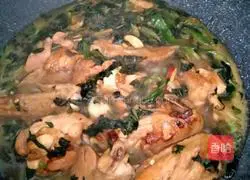 Illustration of how to make perilla chicken wings 4