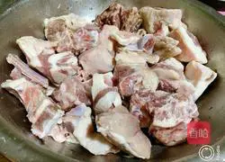 Baby cabbage Illustration of stewed salted goose 1