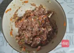 Illustration of how to make steamed egg, minced meat and tofu 3