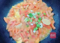 Illustration of how to make fish head stew with tomato sauce 11