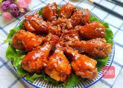 Illustration of how to suck the roots of chicken wings 18