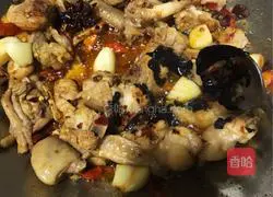 Illustration of how to make spicy taro chicken 6