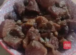 Illustration of how to make braised pork 3