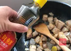 Illustration of home-cooked braised pork 8