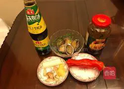 Illustration of how to make dry baked abalone 1