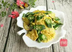 Illustration of how to make scrambled eggs with okra 7