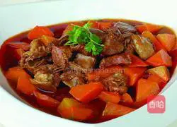 Illustration of how to make braised mutton 9