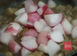 Illustration of how to make braised radish in soy sauce 9