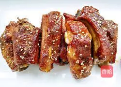 Illustration of how to make grilled pork ribs (oven version) 17