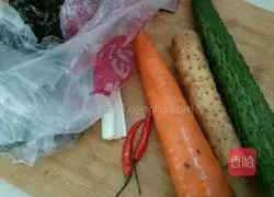 Illustration of how to make assorted vegetable stir-fries 1