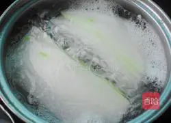 Illustration of how to make crystal winter melon rolls 3
