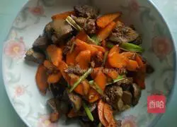 Illustration of how to make fried chicken liver with carrots 10