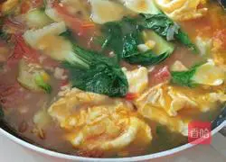 Illustration of how to make tomato and egg noodles 7