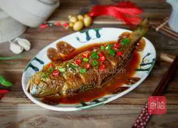 Illustration of home-cooked yellow croaker 12