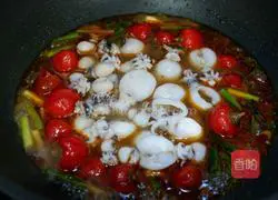 Illustration of how to make cuttlefish with pickled pepper 7