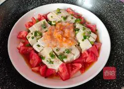 Illustration of how to make steamed tofu with shrimp paste and tomato 9