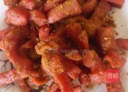 Illustration of how to make chicken popcorn 8