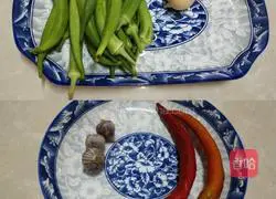 Illustration of how to make egg-flavored okra 1