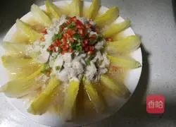 Illustration of how to make vermicelli baby cabbage (flowers bloom and prosper) 10