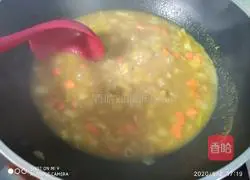 Illustration of how to make curry rice 2