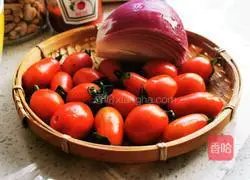 Illustration of how to make fresh tomatoes and shrimps 2