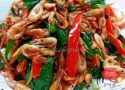 Illustration of stir-fried river shrimp 8
