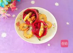 Illustration of how to make anti-heat dragon fruit shrimp 11