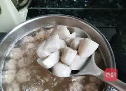 Illustration of how to make rice noodle soup 12