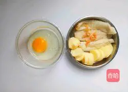 Bamboo Illustration of how to make braised corn tofu with shrimps, juicy and crispy in a bite 1