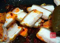 Illustration of how to make twice-cooked pork with green garlic 6