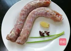 Illustration of braised duck neck 1