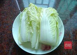 Illustration of how to make steamed baby cabbage 1