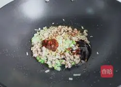 Illustration of how to make minced meat and tofu 6