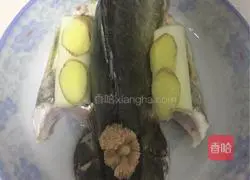 Illustration of home-style steamed mandarin fish 2