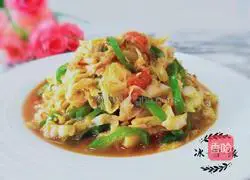 Illustration of how to stir-fry three shredded silkworms 1