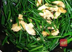 Illustration of how to make eggs and chives with moss 4