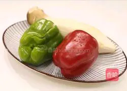 Illustration of how to make fish-flavored king oyster mushrooms 1