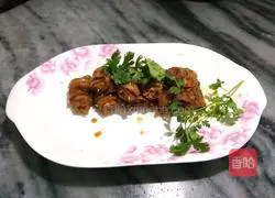 Illustration of braised vegetarian meat 9