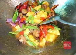 Pineapple Sweet and Sour Pork Recipe Illustration 16