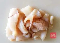 Illustration of how to make fried squid with mango and shrimp 2